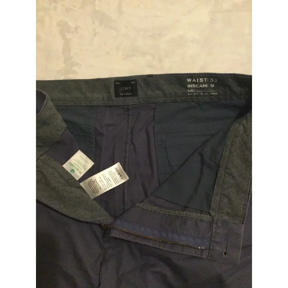 J. Crew Men's Shorts Gray Waist 33